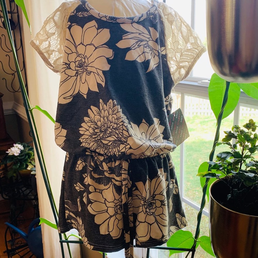 NEW Miss Majesty One-piece Shorts Little Girls 5/6